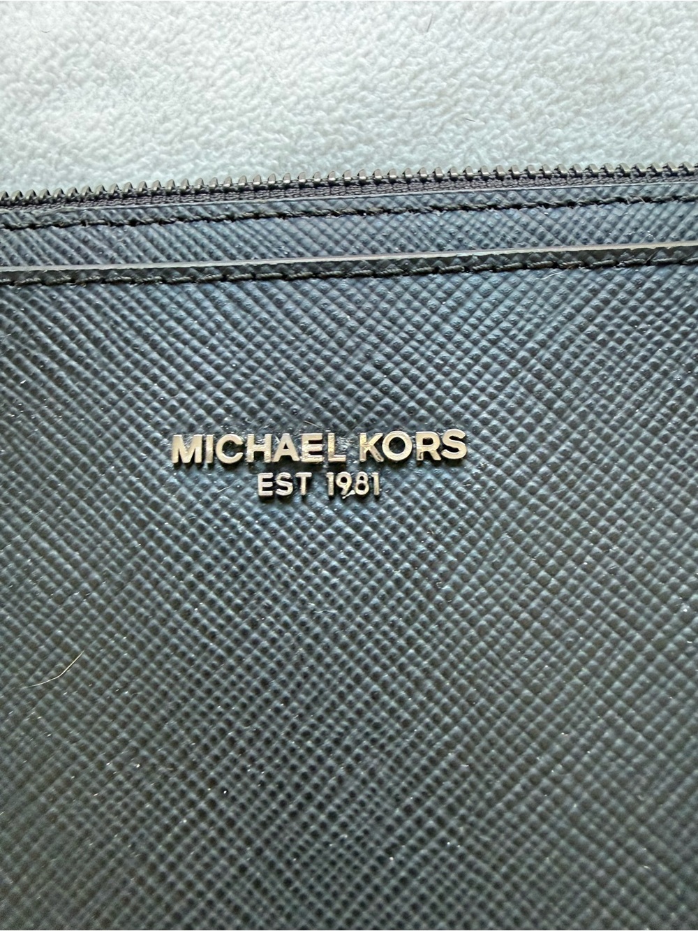 Michael Kors  saffiano-textured leather briefcase or laptop bag